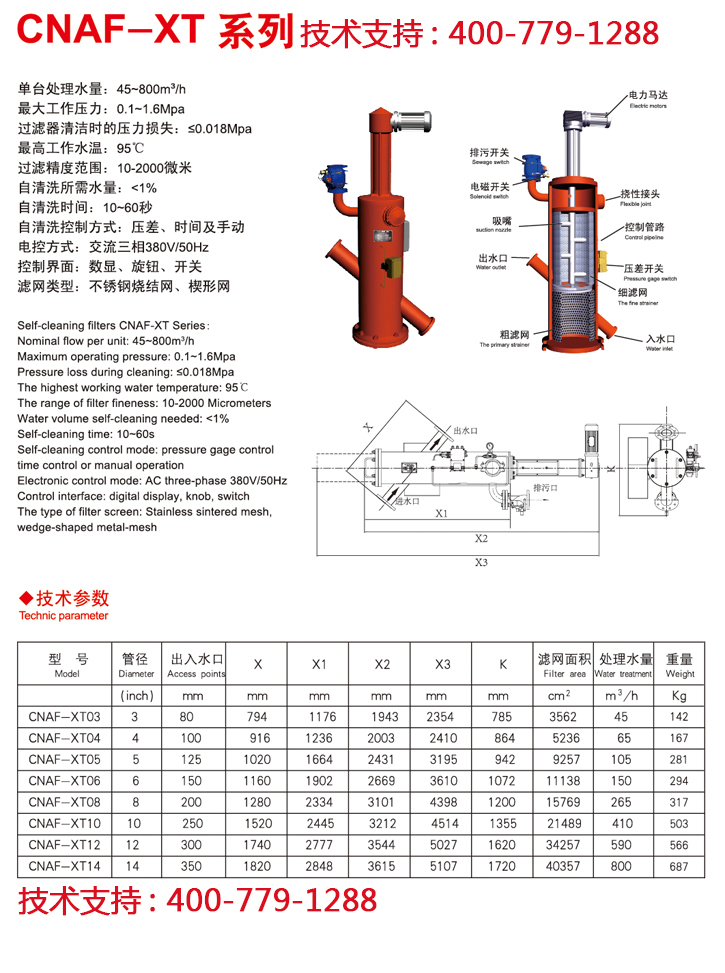 自清洗过滤器CNAF-XT