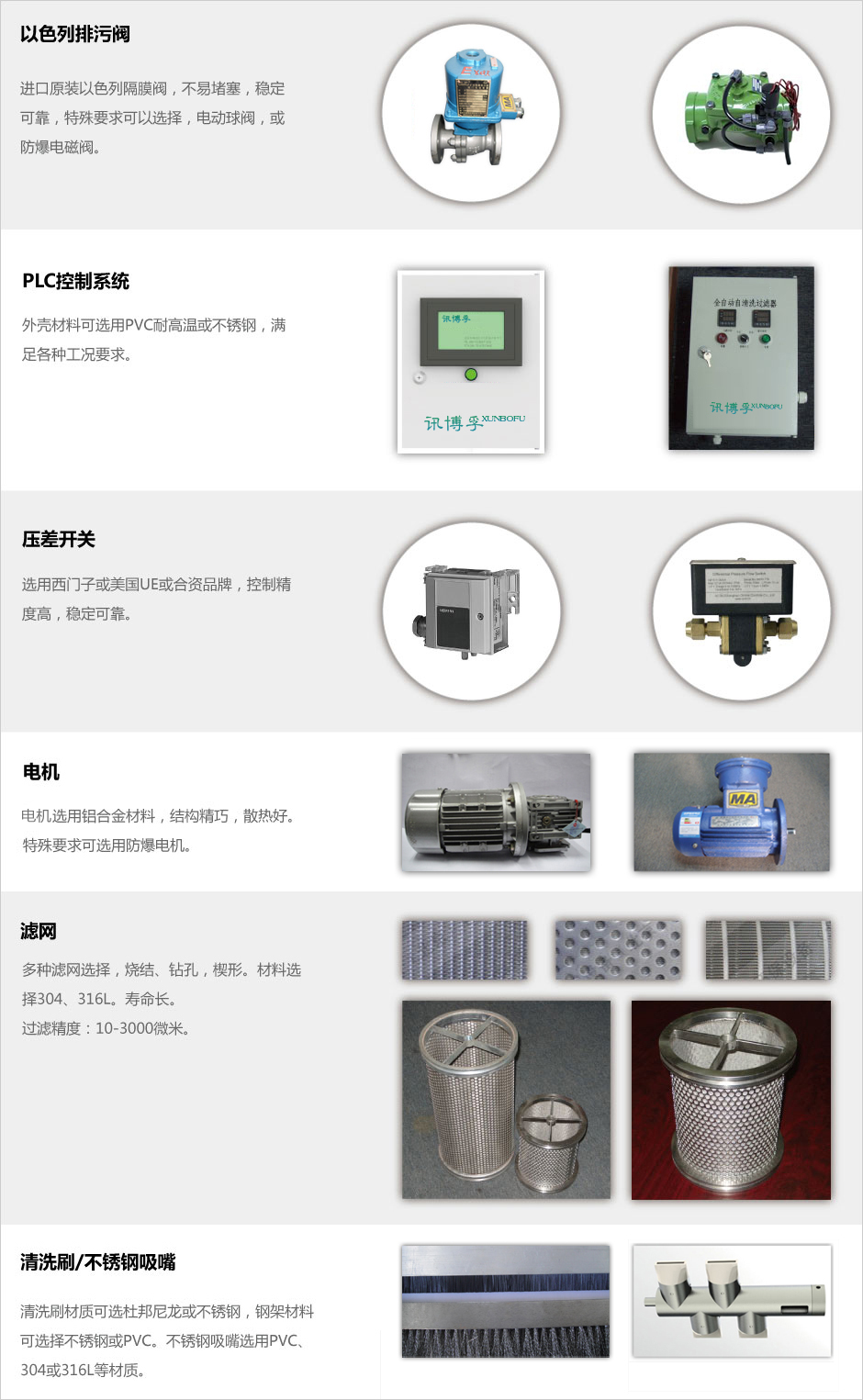 全自动反冲洗过滤器CTF-J型号介绍